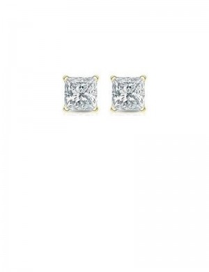 1.03ct Diamond 18K Gold Stud Earrings