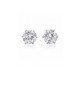 0.56ct Diamond 18K Gold Stud Earrings