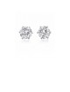 0.56ct Diamond 18K Gold Stud Earrings