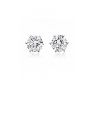 0.56ct Diamond 18K Gold Stud Earrings