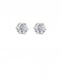 0.65ct Diamond 18K Gold Stud Earrings