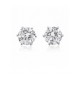 1.03ct Diamond 18K Gold Stud Earrings