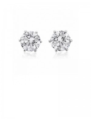 1.03ct Diamond 18K Gold Stud Earrings