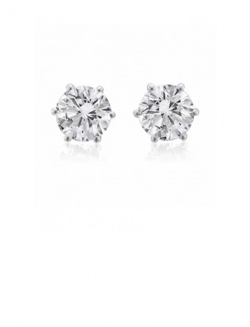 1.03ct Diamond 18K Gold Stud Earrings