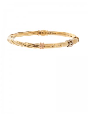 13.37 gram 18K Italian Gold Bangle