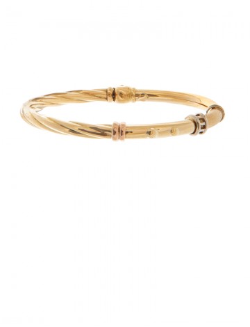 13.37 gram 18K Italian Gold Bangle - Online Jewellery Gemstone ...