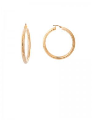 8.70gram 18K Italian Gold Earrings