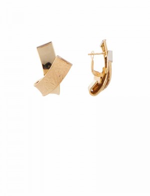 12.89gram 18K Italian Gold Earrings