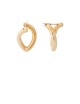 8.87 gram 18K Italian Gold Earrings