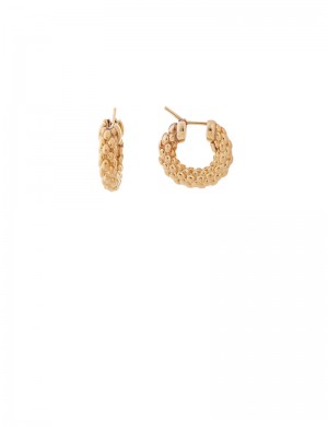 5.90 gram 18K Italian Gold Earrings