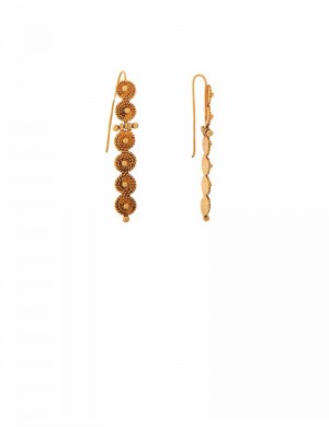 6.90 gram 18K Italian Gold Earrings