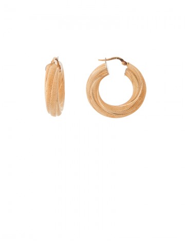 6.90 gram 18K Italian Gold Earrings