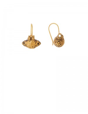 4.90 gram 18K Italian Gold Earrings