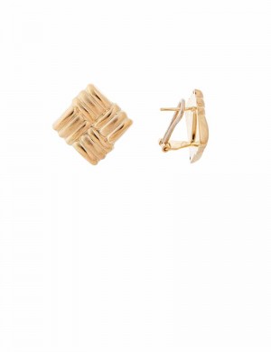 7.15gm 18K Italian Gold Earrings