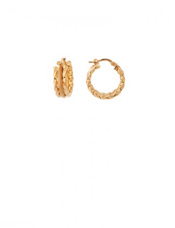 5.77gm 18K Italian Gold Earrings