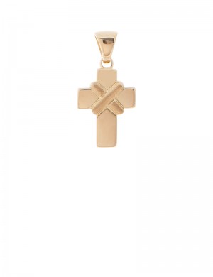 4.05 gram18K Italian Gold Cross pendant