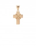 4.05 gram18K Italian Gold Cross pendant