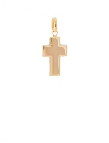 5.23 gram 18K Italian Gold Cross pendant