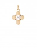 9.19gram 18K Italian Gold Cross pendant