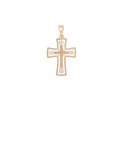 1.02 gram18K Italian Gold Cross pendant
