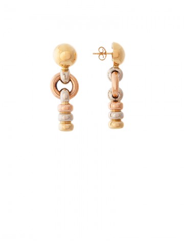 12.70gm 18K Italian Gold Earrings