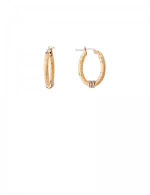 2.90gm 18K Italian Gold Earrings