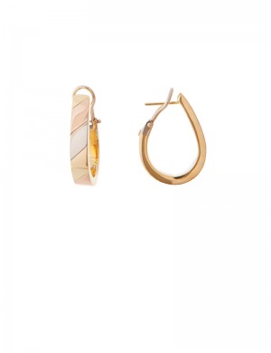 9.70gm 18K Italian Gold Earrings