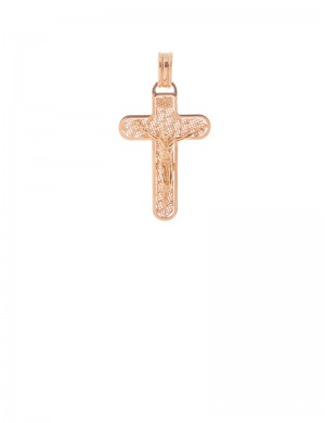 3.30 gram 18K Italian Gold Cross pendant