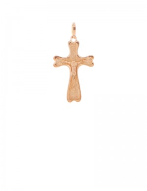 5.15gm 18K Italian Gold Cross Pendant