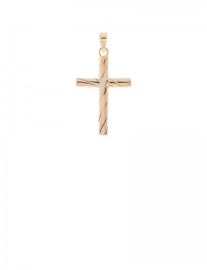 5.90gram 18K Italian Gold Cross pendant