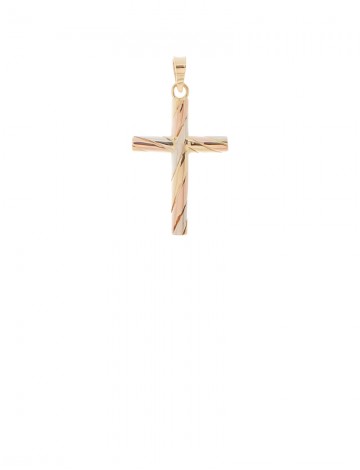 5.90gram 18K Italian Gold Cross pendant