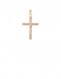 5.90gram 18K Italian Gold Cross pendant