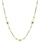 18K Yellow Gold Linked Bead Necklace