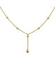 18K Yellow Gold Balled Necklace