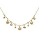 18K Tri Colour Gold Necklace