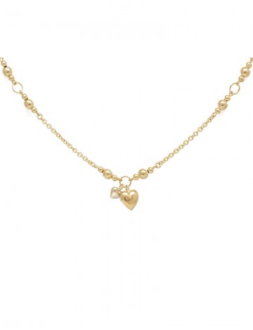 11.75 Gram 18K White & Yellow Gold Necklace