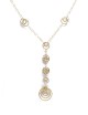 9.26gram 18K White & Yellow Gold Necklace
