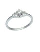 0.10ct Diamond 18K White Gold Ring