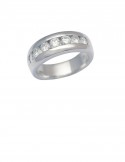 0.75ct Diamond 18K White Gold Ring