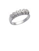 0.56ct Diamond 18K White Gold Ring