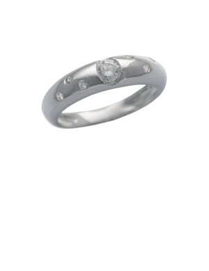 0.22ct Diamond 18K Gold Ring