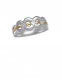 0.30ct Diamond Platinum 18K Yellow Gold Ring