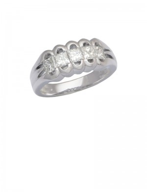 1.00ct Diamond Platinum Ring