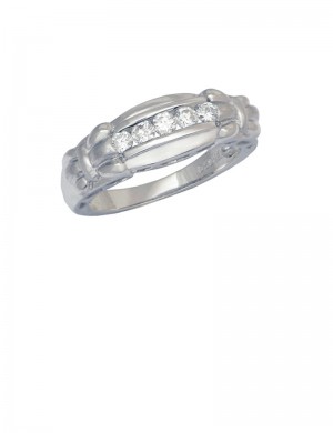 0.27ct Diamond 18K White Gold Ring