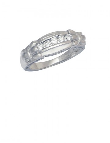 0.27ct Diamond 18K White Gold Ring