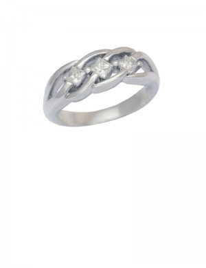 0.45ct Diamond 18K White Gold RIng