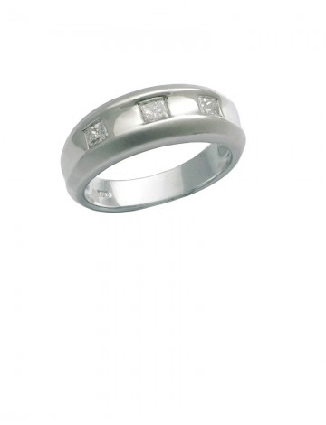 0.35ct Diamond 18K White Gold Ring