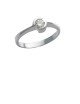 0.20ct Diamond 18K White Gold Solitaire Ring