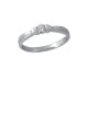 0.18ct 18K White Gold Diamond Ring