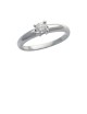 0.23ct Diamond 18K White Gold Solitaire Ring
